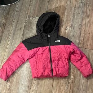 The North Face Black and Pink Kids' Jacket